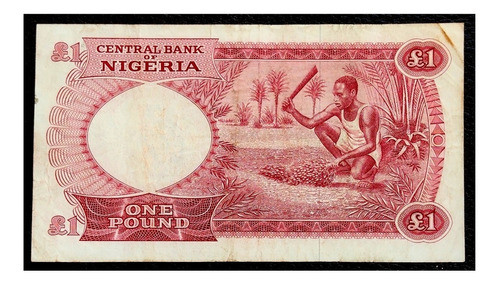 Nigeria 1 Libra 1967 Serie B Muy Bueno Pick 8 1