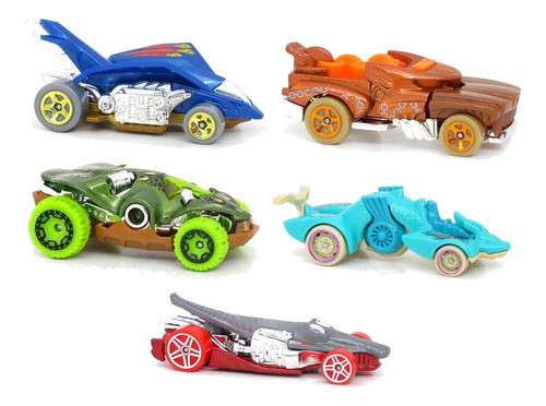 Hotwheels Pack X5 Autos Monster Original 1:64 1