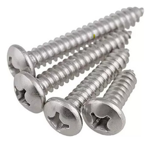Parafuso Inox 3,5 X 25 Cabeça Panela Phillips 3,5x25 - 200un 0