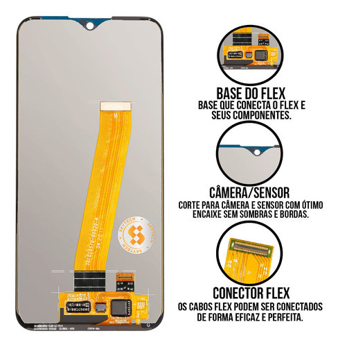 Tela A01 M / A015 2020 C/aro Nacional Compatível Samsung 1