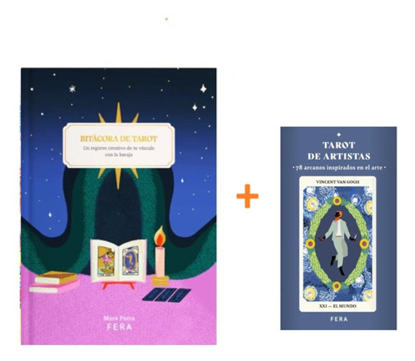 Pack Bitacora Del Tarot + Tarot De Artistas - Fera 0