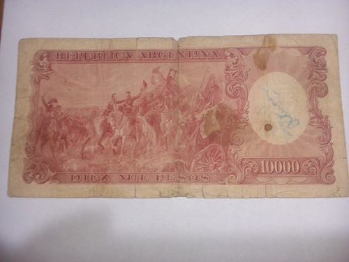 Billete Argentina 10000 Pesos (m/n) Col 546b 1