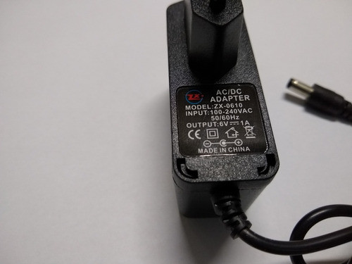 Fonte Estabilizada Chaveada Bivolt 6v 1a Plug P4 2,1mm Promoção 1