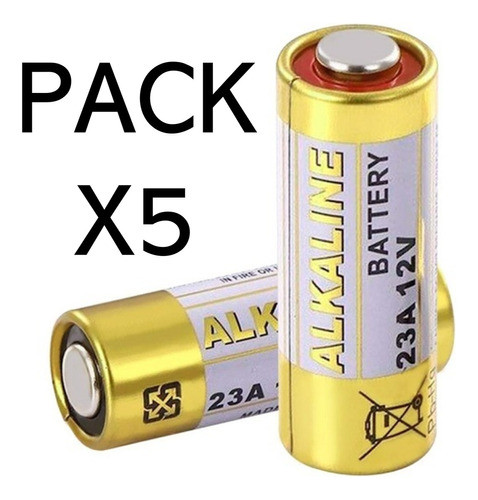 Pila Alcalina 23a 12v Pack X5 1