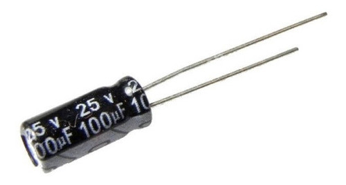 Pack X 10 Capacitor Electrolitico 100uf X 25v 105º 0
