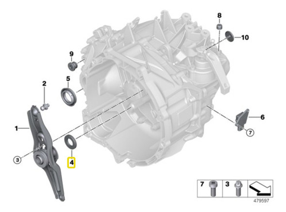 Retén Caja Cambios Para Mini Cooper Countryman F60  B38c 1