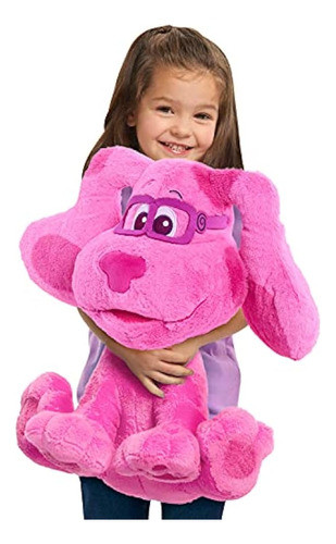 ¡las Pistas De Blue Y Tú! Big Hugs Magenta, Peluche De 16,5 1