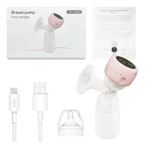 Extractor De Leche Materna 180ml Saca Leche Display Led Usb 1