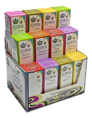 Aceites Esenciales Aromaterapia Hornito  Caja X12 Unidades O 0