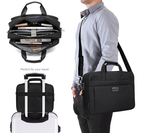 Agua Resisatant Business Messenger Maletín Para Hombres Y Mu 1