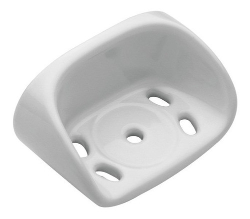 Porta Vaso Y Cepillo Linea Fix Ferrum Blanco Accesorio Baño 0