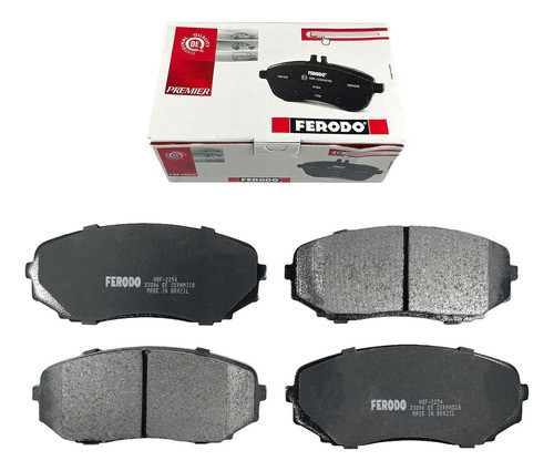 Pastillas Freno Ceramica Ferodo Ford Edge Delantera 0