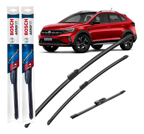 Kit Escobillas Nivus 26/18 + Trasera 0