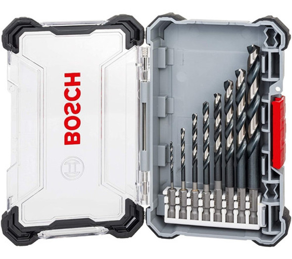 Set Juego De Mechas Bosch Impact Control Hss 8pzs Enc. 1/4 0