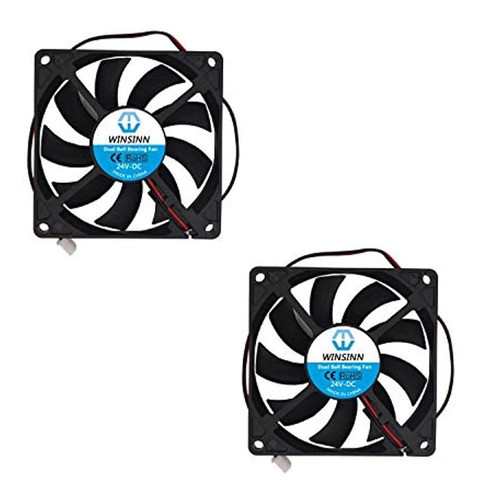 Winsinn 80mm Ventilador 24v Doble Rodamiento De Bolas Sin Es 0