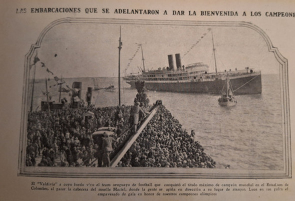 Mundo Uruguayo Regreso De Campeones Olimpicos 1924 Futbol 0