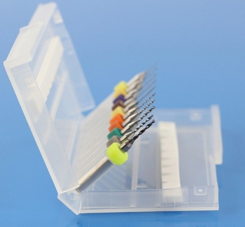 Juego 10 Mechas Pcb Drill 0.1mm A 1.0mm Tipo L009w Itytarg 0