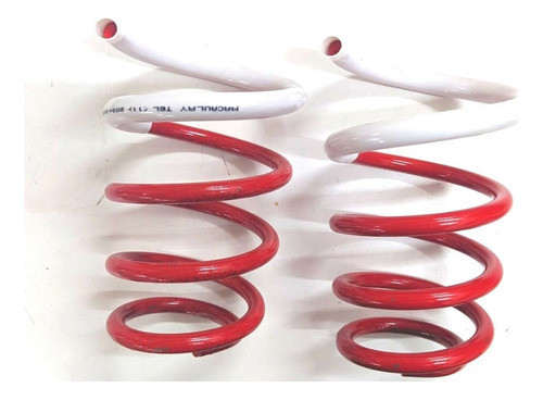 Par Molas Sport Dianteiras Suspensão Rosca - Gol G1 G2 G3 G4 1