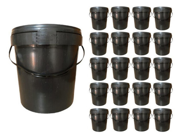 Balde 3l Para Óleo Lubrificante Automoveis - 20 Pçs 0
