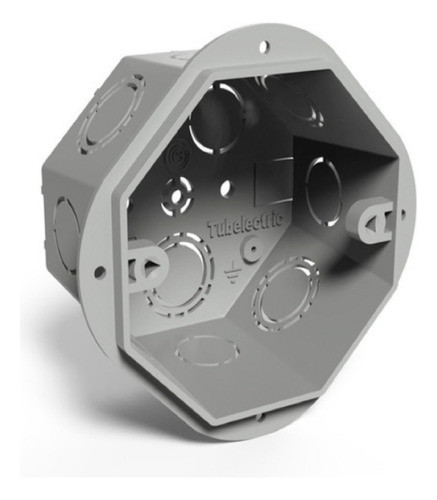 Caja Octogonal Pvc Grande Genrod 0