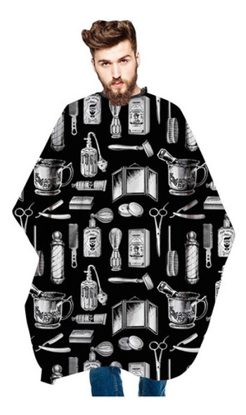 Capa Barbero Barbera Diseño Nuevo Peluquería Unisex Pelo!! 1