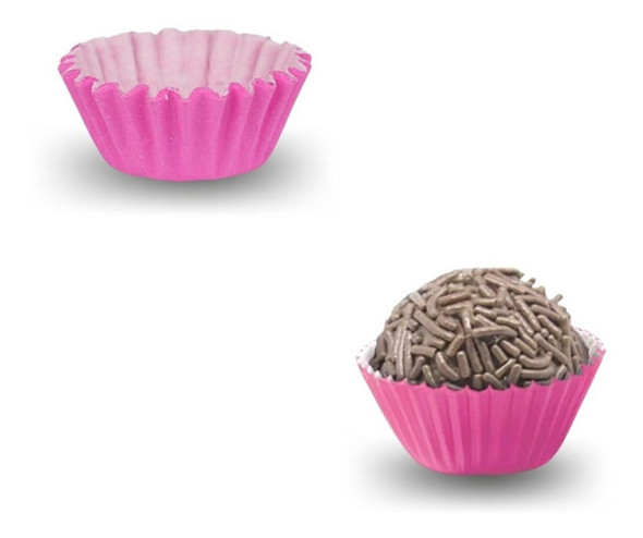 Forminha De Papel Rosa Doce Brigadeiro Numero 6 C/ 1.000un 0
