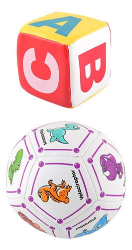 Brinquedos Bola Infantil De Couro Macio Cheia De Colher Com 0