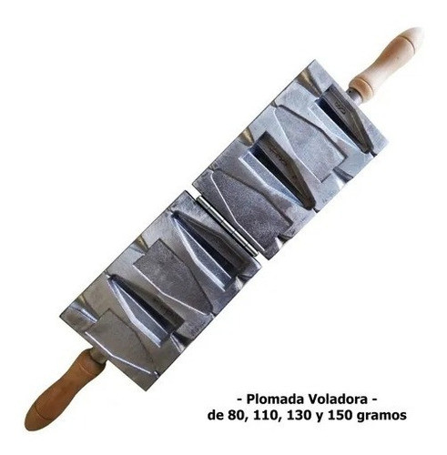 Molde Para Fabricar 4 Plomadas Voladoras De 80/110/130/150 G 0