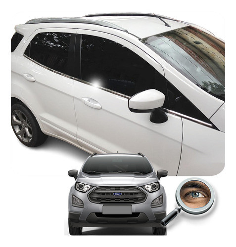 Ecosport 2014 22 Cubre Colizas Acero Inoxidable Tuningchrome 0