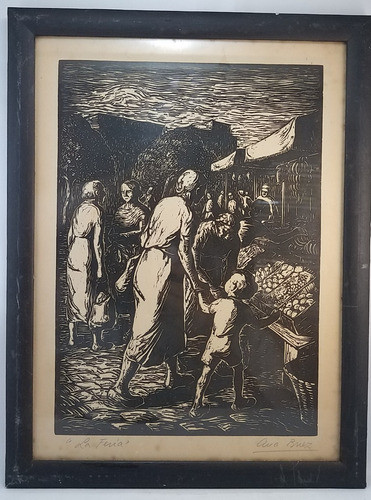 Grabado - Firmado - Enmarcado - Ana Briez 0