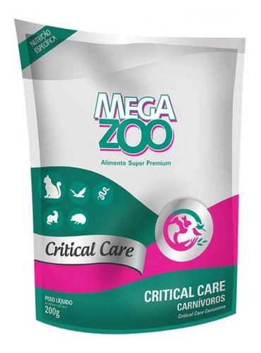 Ração Para Animais Carnívoros Critical Care 200g Megazoo 0