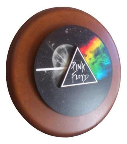 Pink Floyd  En Madera 26 Cm Diametro !!! 0