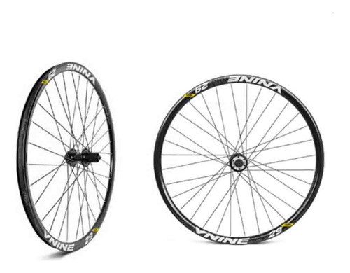 Juego De Ruedas R 29 Llanta Aluminio Doble Pared Freno Disco 0