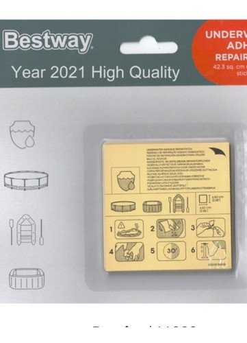 Kit De Reparacion Parches Autoadhesivos Bestway 0