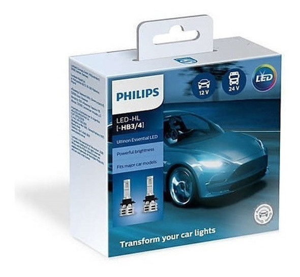 Lampara Hb3 Hb4 9005 9006 Led Philips Ultinon 6500k Cree 0