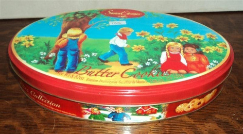 Antiguas Latas De Galletitas - La Casa De Honduras (1206) 1