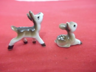 B. Antigo - Conjunto De Bambis Miniatura Porcelana Alemã 1