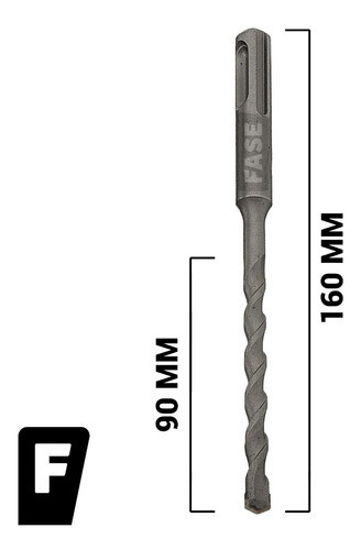 Mecha Widia Sds Plus 160 X 8 Mm Concreto Para Rotormartillo 1