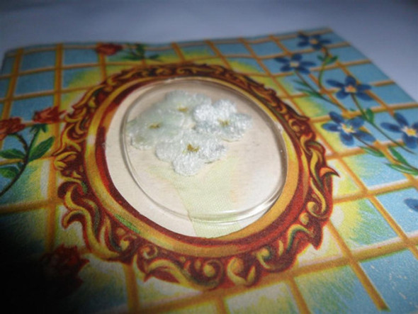 Tarjeta A Mi Madre Burbuja Aire Flores Tela Mama M M Flores 1