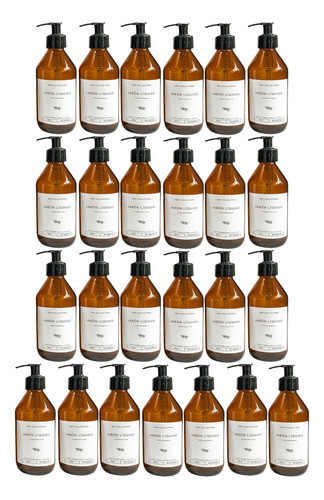 25 Dispensers Dosificador Vidrio Ambar 250ml A Elección 0