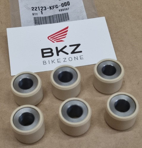 Kit Rodillos Variador Original Honda Fes 250 Foresight Bkz 0
