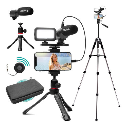 Movo Ivlogger Vlogging Kit Para iPhone Con Trípode De Tamaño 0