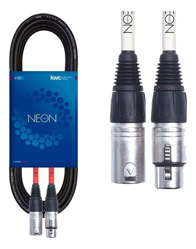Cable Kwc 120 Canon Xlr - Macho A Hembra -6 Mts X 7 Unidades 0