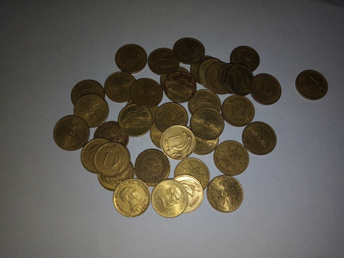 Antiguas 41 Monedas De Uruguay De 1 Peso Año 1969 1