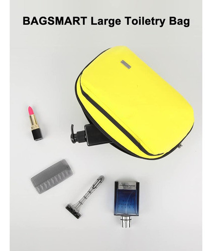 ~? Gox Premium Toiletry Bag Para Hombres, Dry Wet Separate T 1