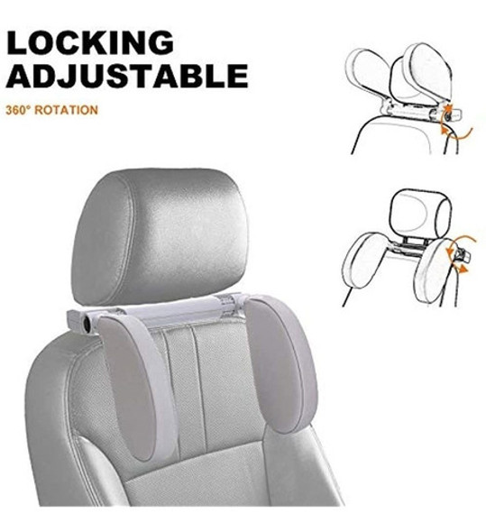 Almohada De Asiento De Coche Reposacabezas De Viaje Almohada 1