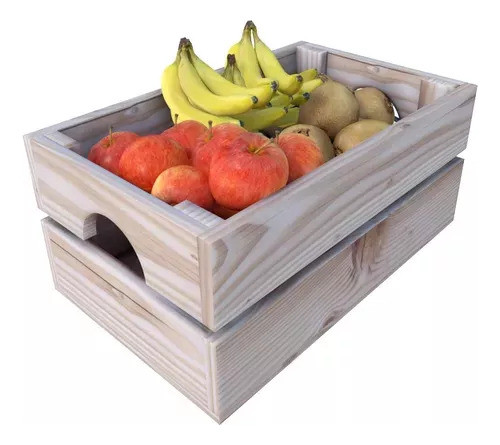 Organizador Caixotes Prateleira Organizar Revistas Madeira 0