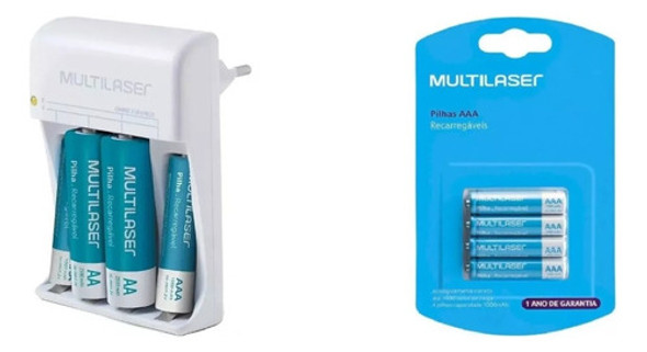 Carregador De Pilhas Multi Com 2 Pilhas Aa E 6 Pilhas Aaa 0