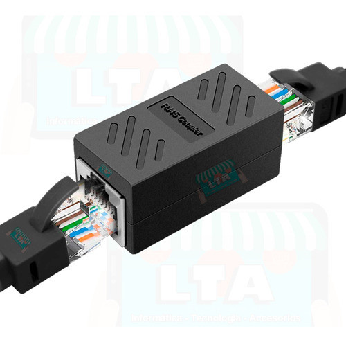 Cupla Red Cat8 Conector Rj45 Hembra Blindado Garantía X Vida 1