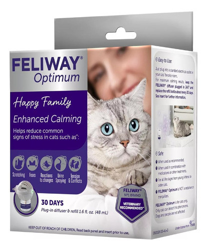 Feliway Optimum 1 Difusor + 1 Refil 48ml - Ceva 0